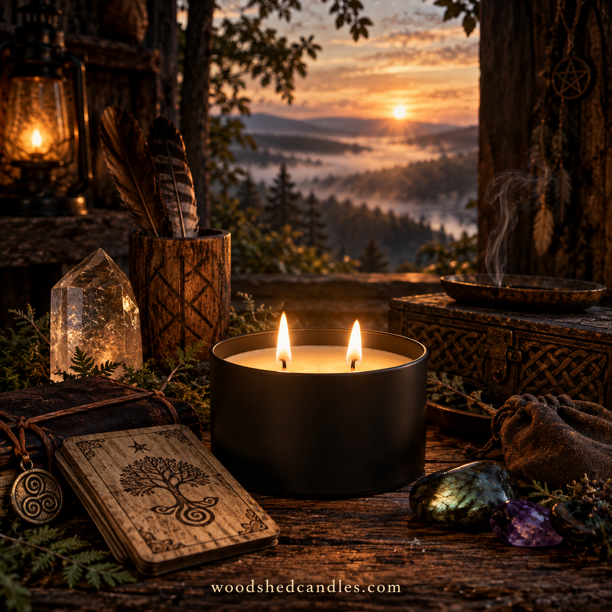 Personal Intention Candle – Your Story in Flame